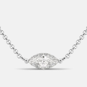 Diamond Evil Eye Necklace