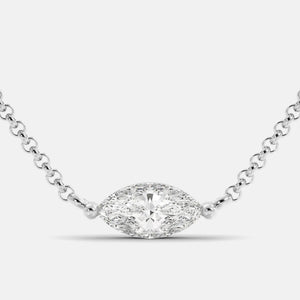 Diamond Evil Eye Necklace