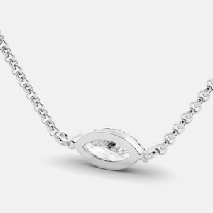 Diamond Evil Eye Necklace