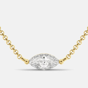 Diamond Evil Eye Necklace