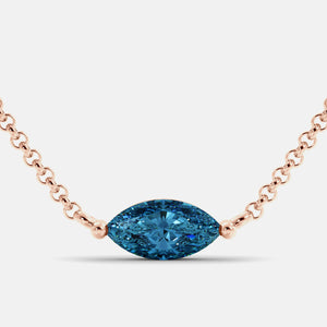 Diamond Evil Eye Necklace