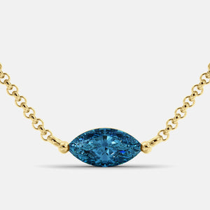 Diamond Evil Eye Necklace