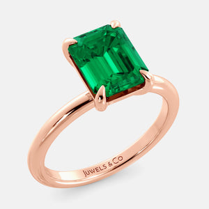 The One Emerald-Cut Solitaire Ring