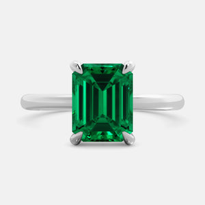 The One Emerald-Cut Solitaire Ring