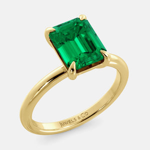 The One Emerald-Cut Solitaire Ring