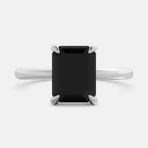 The One Emerald-Cut Solitaire Ring