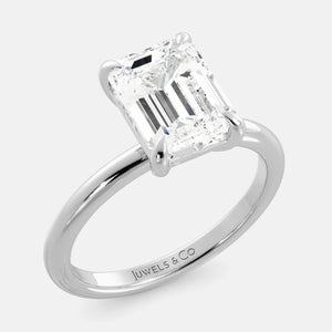 The One Emerald-Cut Solitaire Ring