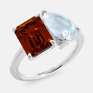 January Toi et Moi Ring