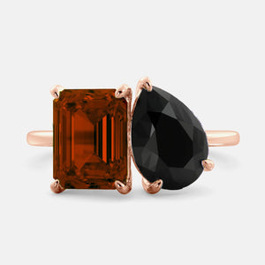 January Toi et Moi Ring