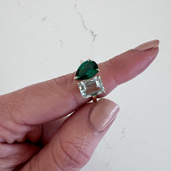 March X May Toi et Moi Birthstone Ring; Juwels & Co.