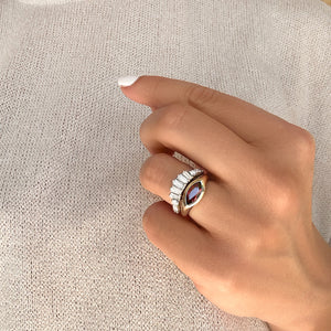 Brown Evil Eye Ring