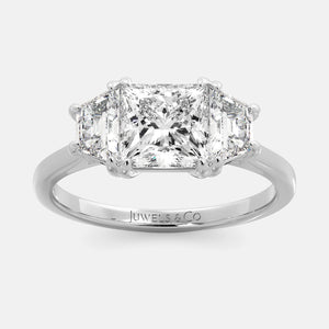 The Emily Princess-Cut Diamond Ring