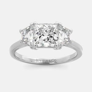The Emily Princess-Cut Diamond Ring