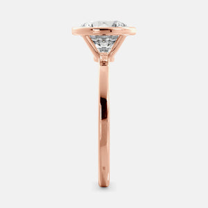 Round Bezel Diamond Ring