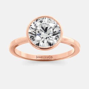 Round Bezel Diamond Ring