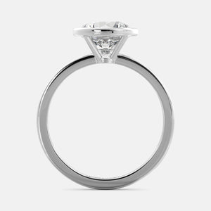 Round Bezel Diamond Ring