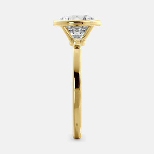 Round Bezel Diamond Ring