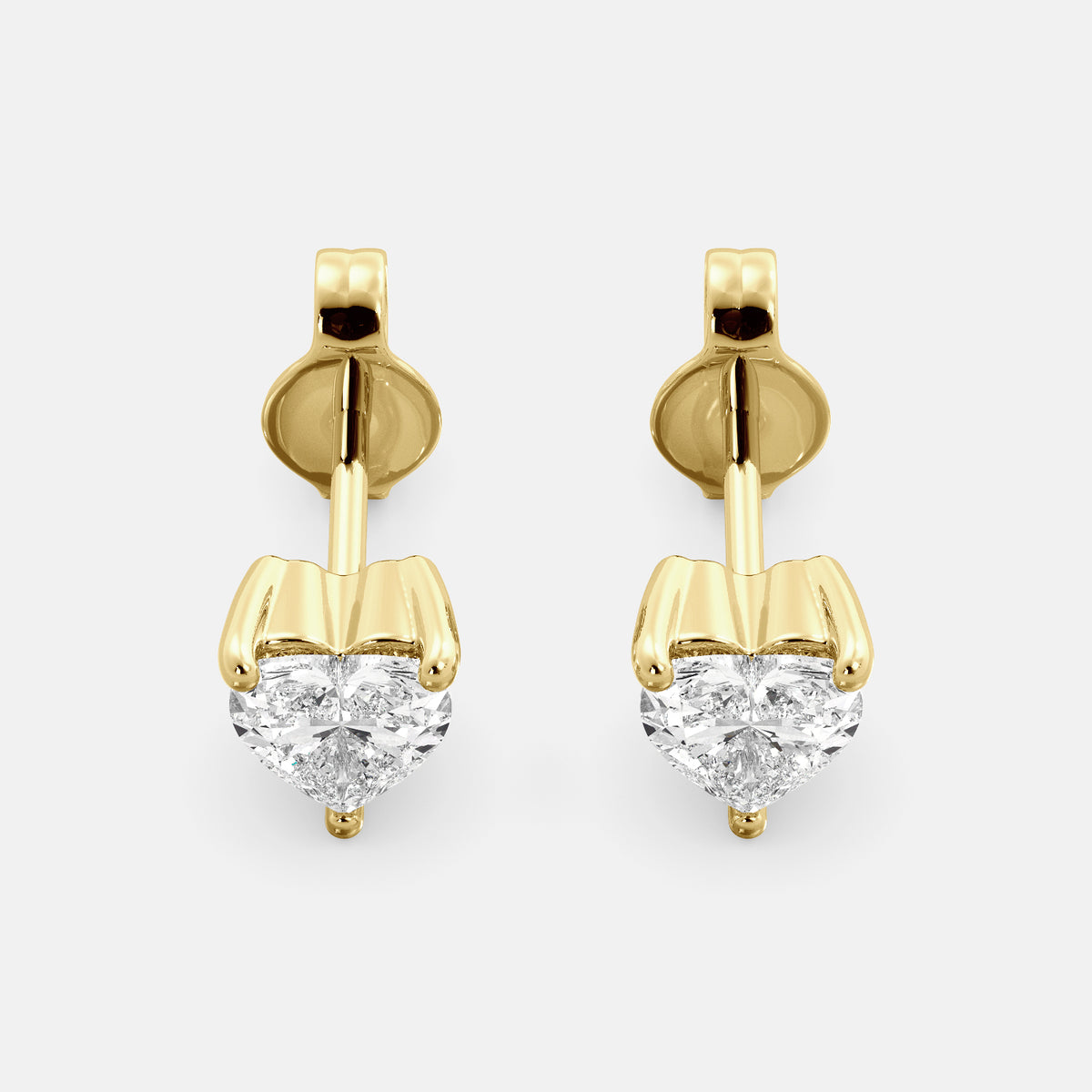 Cari Diamond Stud Earrings