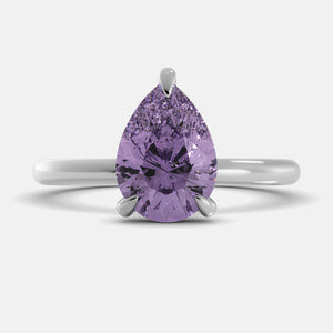 The One Pear-Cut Solitaire Ring