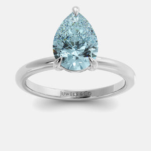 The One Pear-Cut Solitaire Ring