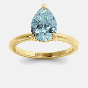 The One Pear-Cut Solitaire Ring