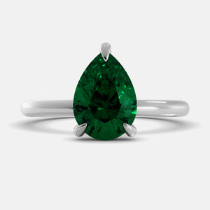 The One Pear-Cut Solitaire Ring