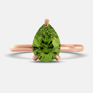 The One Pear-Cut Solitaire Ring