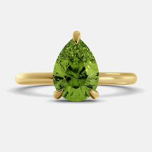 The One Pear-Cut Solitaire Ring