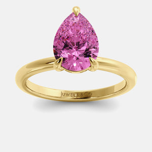 The One Pear-Cut Solitaire Ring