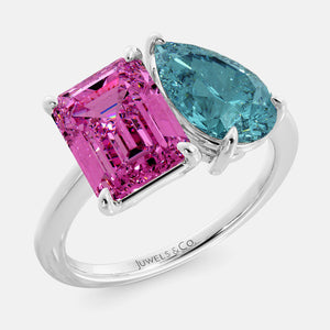 October Toi et Moi Ring