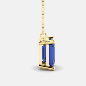 The One Emerald-Cut Solitaire Necklace