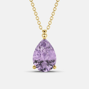 The One Pear-Cut Solitaire Necklace