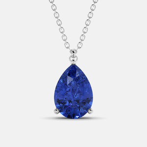The One Pear-Cut Solitaire Necklace
