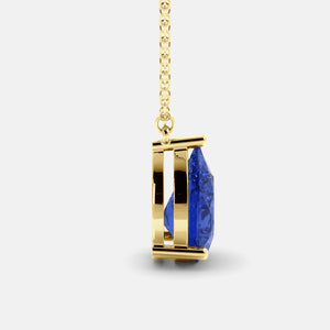 The One Pear-Cut Solitaire Necklace