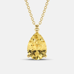 The One Pear-Cut Solitaire Necklace