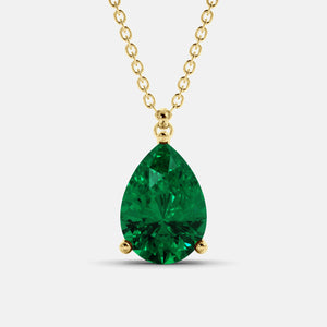 The One Pear-Cut Solitaire Necklace