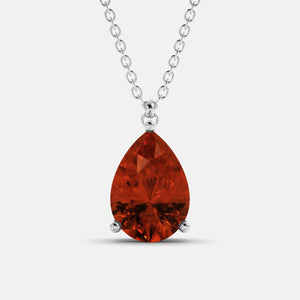 The One Pear-Cut Solitaire Necklace