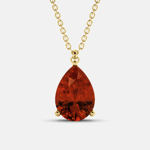 The One Pear-Cut Solitaire Necklace