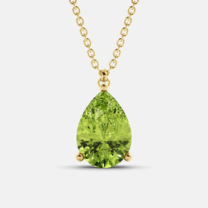 The One Pear-Cut Solitaire Necklace