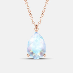 The One Pear-Cut Solitaire Necklace