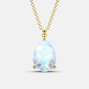 The One Pear-Cut Solitaire Necklace
