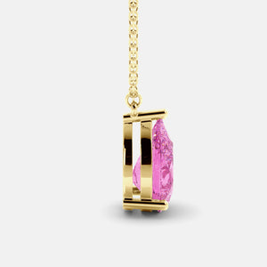 The One Pear-Cut Solitaire Necklace