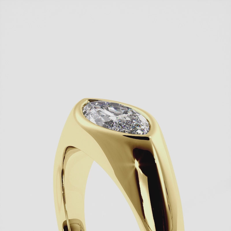 Dark Blue Evil Eye Protection Ring