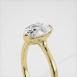 The Emilia Pear Diamond Ring