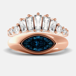 Evil Eye Ring Set – Blue Eyed