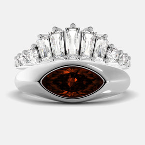 Evil Eye Ring Set – Brown Eyed