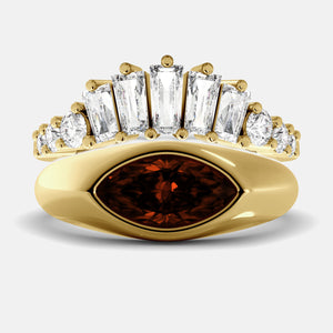 Evil Eye Ring Set – Brown Eyed