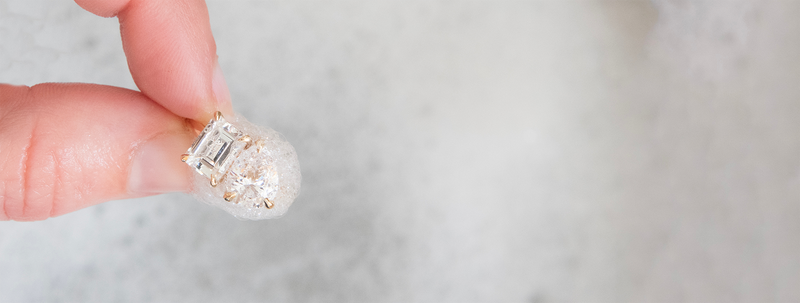 How to clean diamond and gemstone jewelry at home