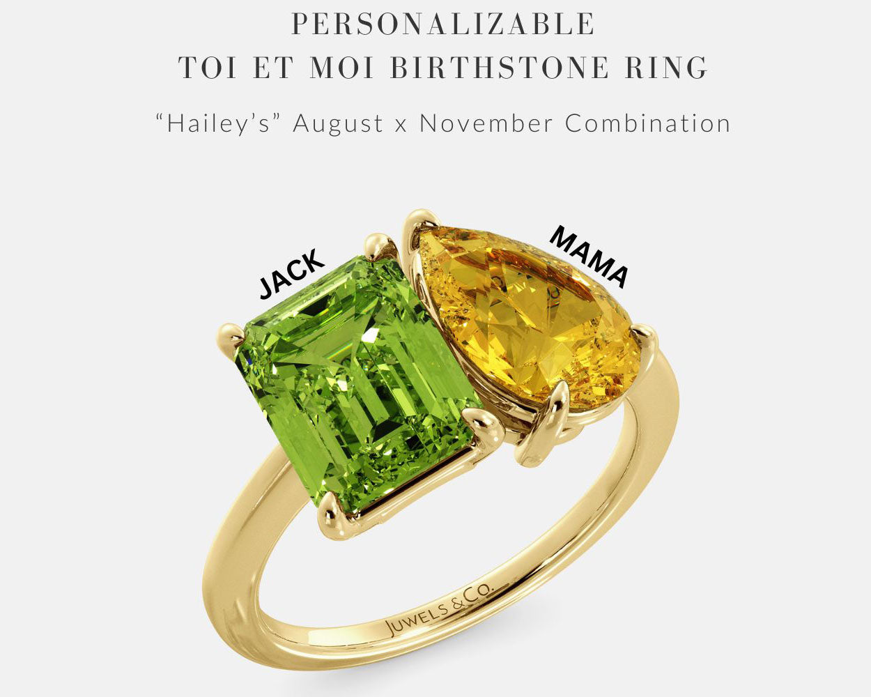 Hailey Bieber’s Toi et Moi Birthstone Ring: A Celebration of Connection