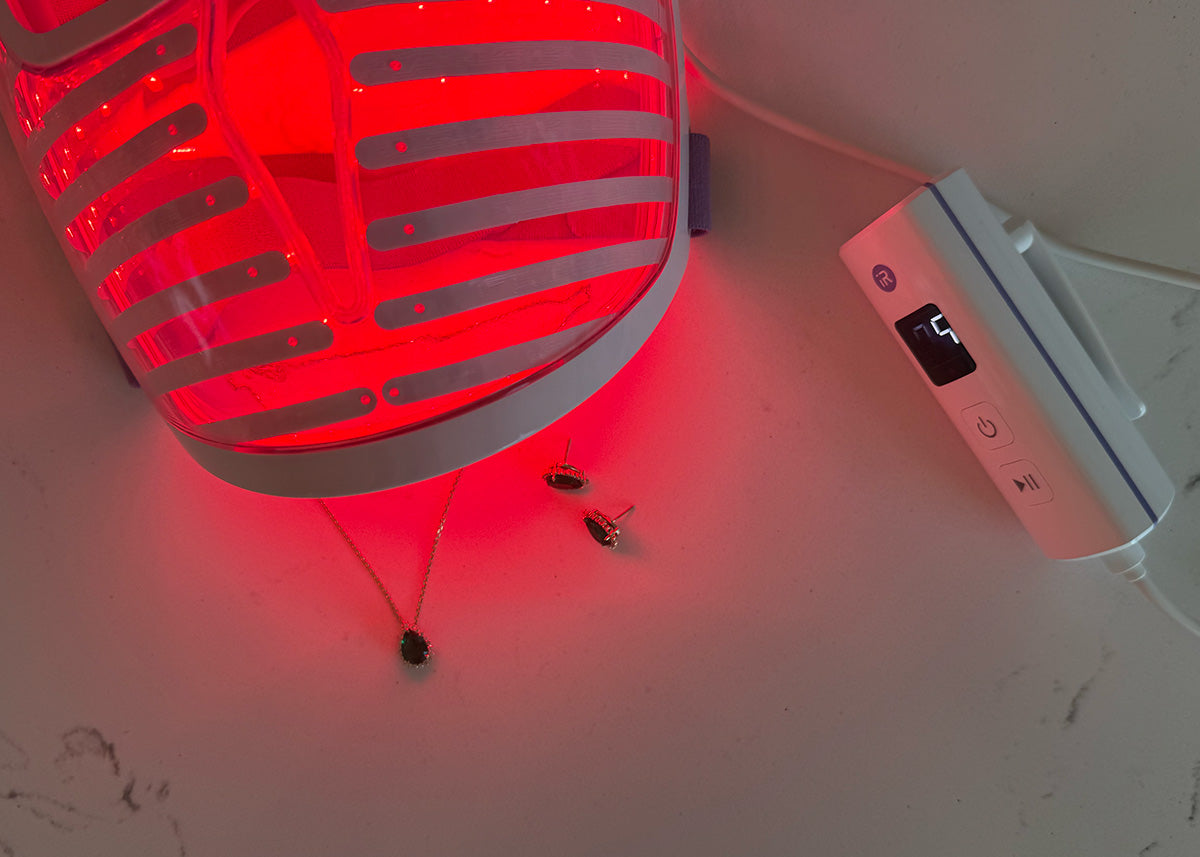 Can You Wear Jewelry With a Red Light Therapy Mask?